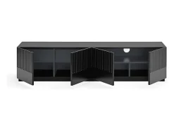 Discount Teulat Móvel TV 4 portas 2 gavetas 182x48 cm Preto