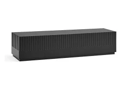 Discount Teulat Móvel TV 4 portas 2 gavetas 182x48 cm Preto