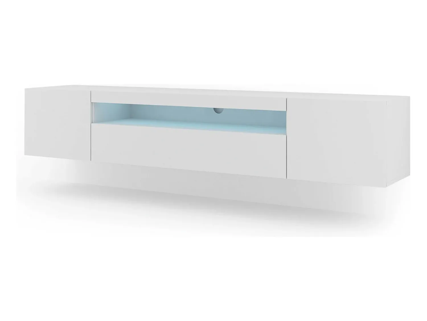 Móvel De Tv|Furnlux Móvel TV 3 portas Aurus 200cm Branco