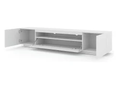 Móvel De Tv*Furnlux Móvel TV 3 portas Aurus 200cm Branco