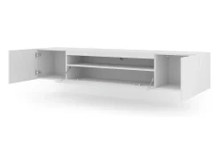 Móvel De Tv*Furnlux Móvel TV 3 portas Aurus 200cm Branco