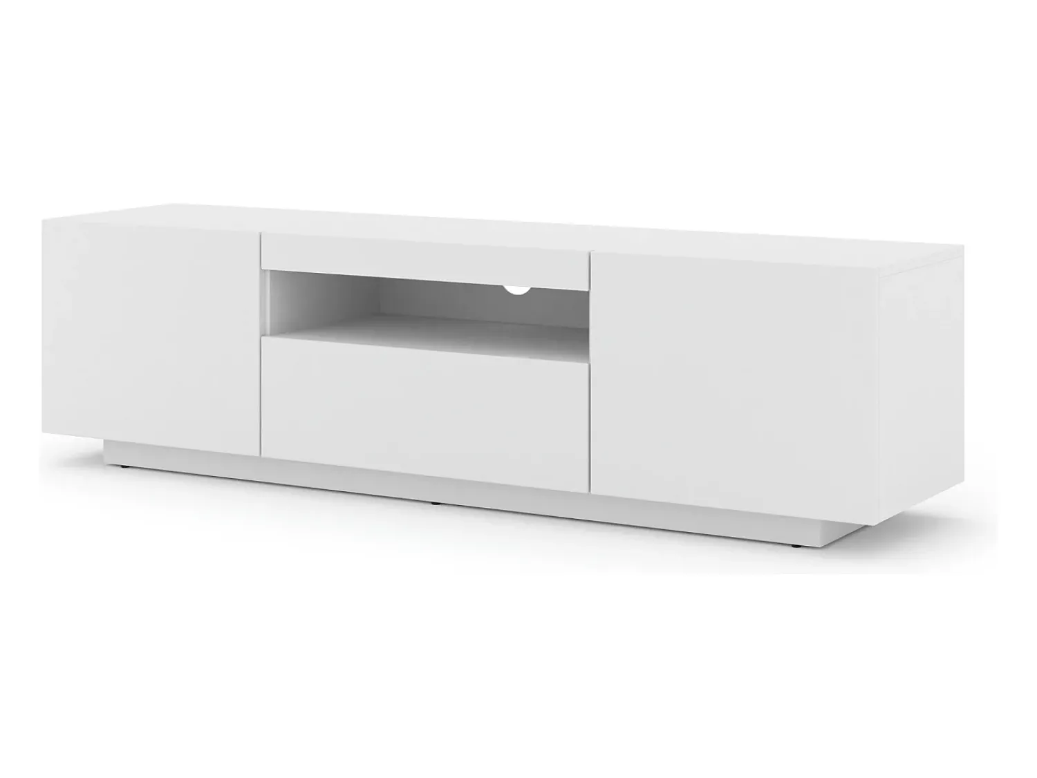 Móvel De Tv*Furnlux Móvel TV 3 portas Aurus 150cm Branco