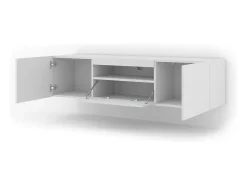 Móvel De Tv*Furnlux Móvel TV 3 portas Aurus 150cm Branco