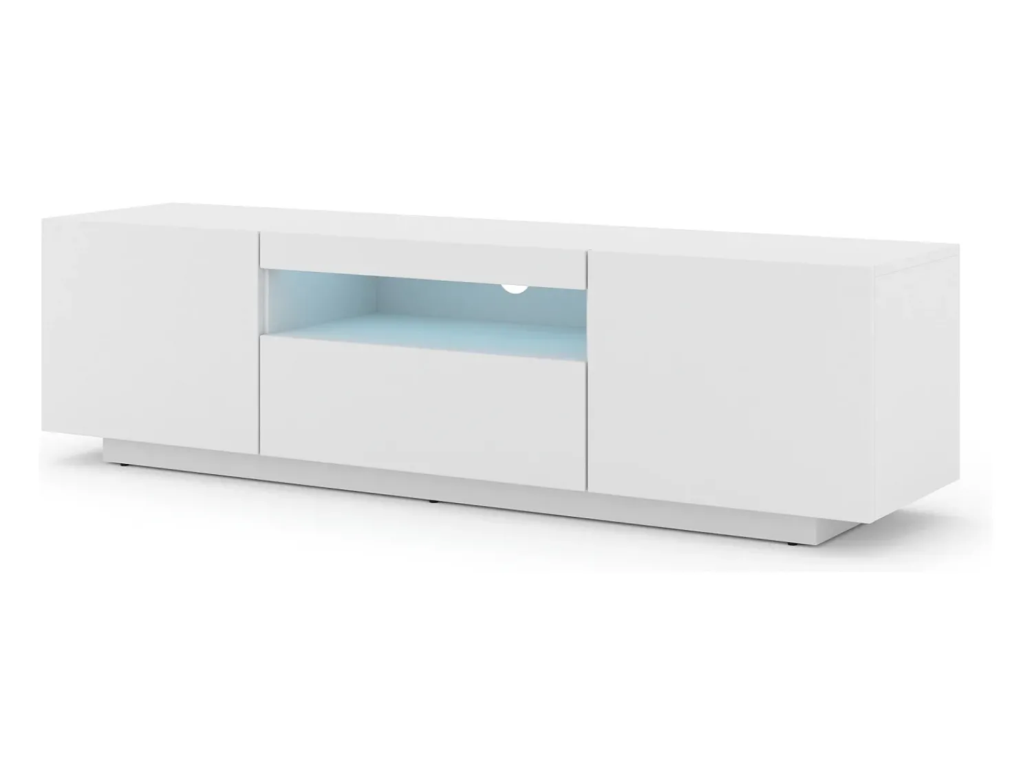 Móvel De Tv*Furnlux Móvel TV 3 portas Aurus 150cm Branco
