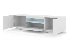 Móvel De Tv*Furnlux Móvel TV 3 portas Aurus 150cm Branco