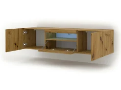 Online Furnlux Móvel TV 3 portas Aurus madeira 150cm Creme