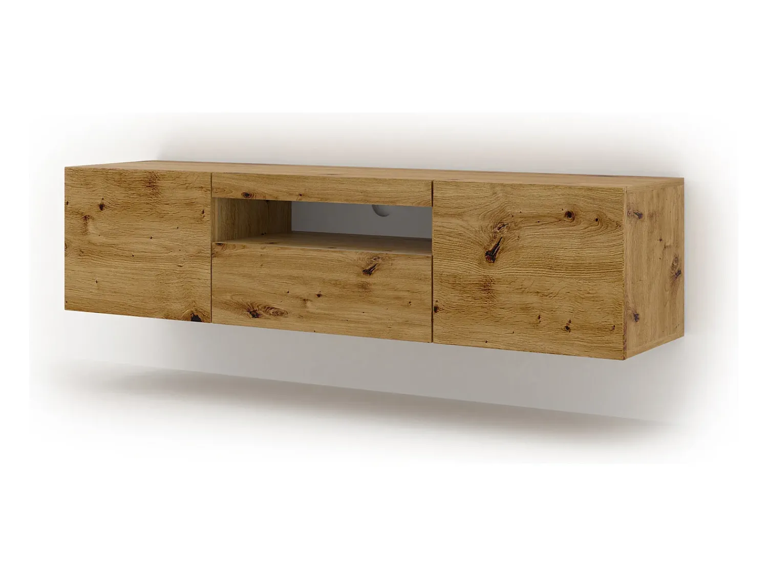 Móvel De Tv|Furnlux Móvel TV 3 portas Aurus madeira 150cm Creme