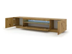 Outlet Furnlux Móvel TV 3 portas Aurus madeira 200cm Creme