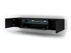 Móvel De Tv*Furnlux Móvel TV 3 portas Aurus 200cm Preto