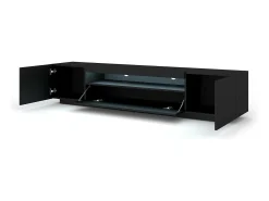 Móvel De Tv*Furnlux Móvel TV 3 portas Aurus 200cm Preto
