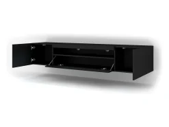 Móvel De Tv*Furnlux Móvel TV 3 portas Aurus 200cm Preto