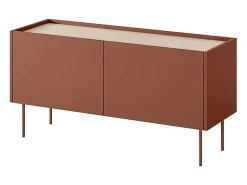 Móvel TV 2 portas com pé metálico 120x60 cm^ Móvel De Tv