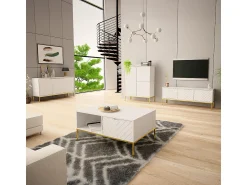 Móvel De Tv|Petits-Meubles Móvel TV 3 portas Daria 151cm Branco