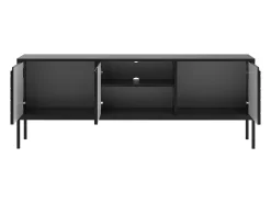 Móvel De Tv|Petits-Meubles Móvel TV 3 portas Daria 151cm Preto