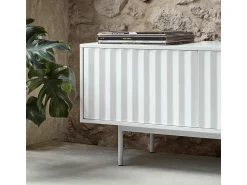 Móvel De Tv|Teulat Móvel TV 2 portas e uma aba 180x40 cm Branco
