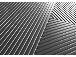 Móvel De Tv* Móvel TV 5 portas em madeira laminada 200x40 cm Cinzento