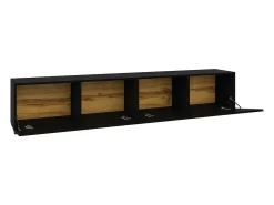 Móvel De Tv|Petits-Meubles Móvel TV 2 portas Glora 180cm Preto