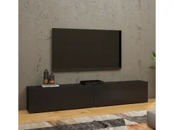 Móvel De Tv|Petits-Meubles Móvel TV 2 portas Glora 180cm Preto
