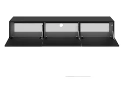 Sale Petits-Meubles Móvel TV 3 portas Idao 160cm Preto