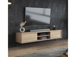 Móvel De Tv|Petits-Meubles Móvel TV 2 portas Idra madeira 180cm Natural claro