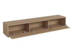 Móvel De Tv*Petits-Meubles Móvel TV 3 portas Idra madeira 180cm Natural claro