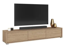 Móvel De Tv*Petits-Meubles Móvel TV 3 portas Idra madeira 180cm Natural claro