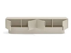 Móvel De Tv*Teulat Móvel TV 4 portas lacado areia 200x45 cm Bege