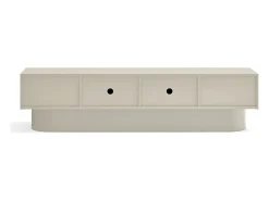 Móvel De Tv*Teulat Móvel TV 4 portas lacado areia 200x45 cm Bege
