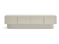 Móvel De Tv*Teulat Móvel TV 4 portas lacado areia 200x45 cm Bege