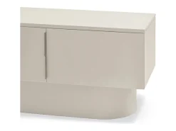 Móvel De Tv*Teulat Móvel TV 4 portas lacado areia 200x45 cm Bege