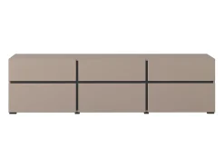 Móvel De Tv*Petits-Meubles Móvel TV 3 portas Lilia toupeira 180cm Castanho
