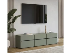 Best Petits-Meubles Móvel TV 3 portas Lilia 180cm Verde
