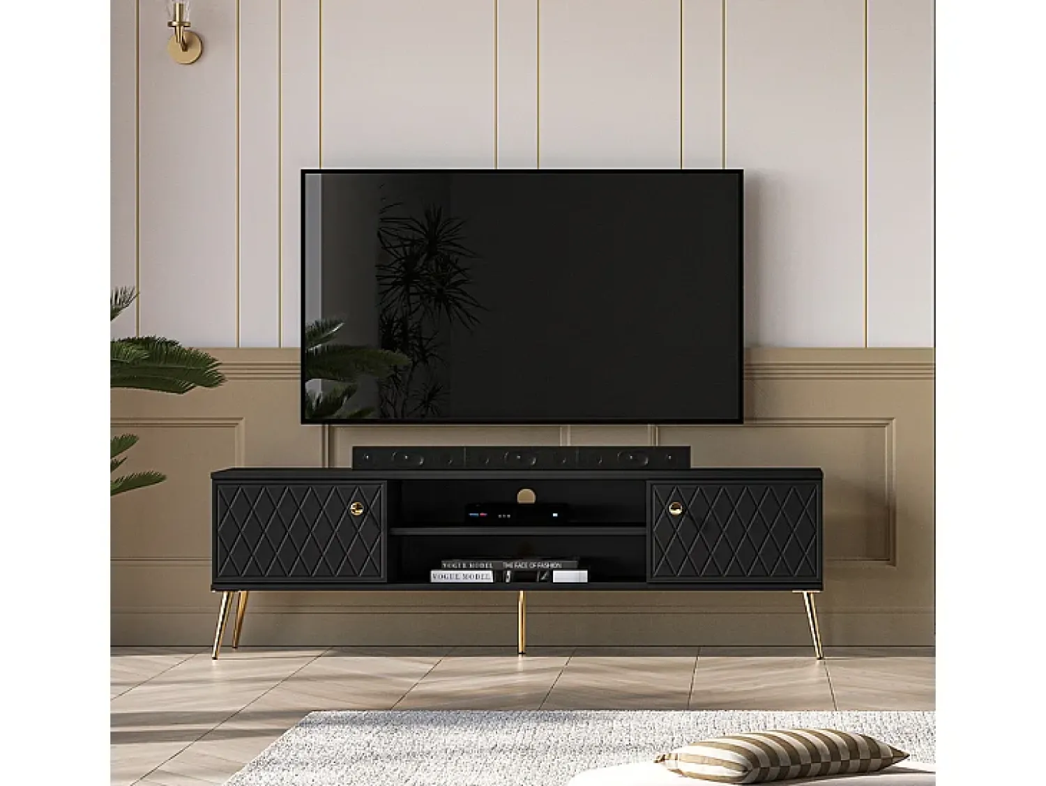 Petits-Meubles Móvel TV 2 portas Manoé 160cm^ Móvel De Tv