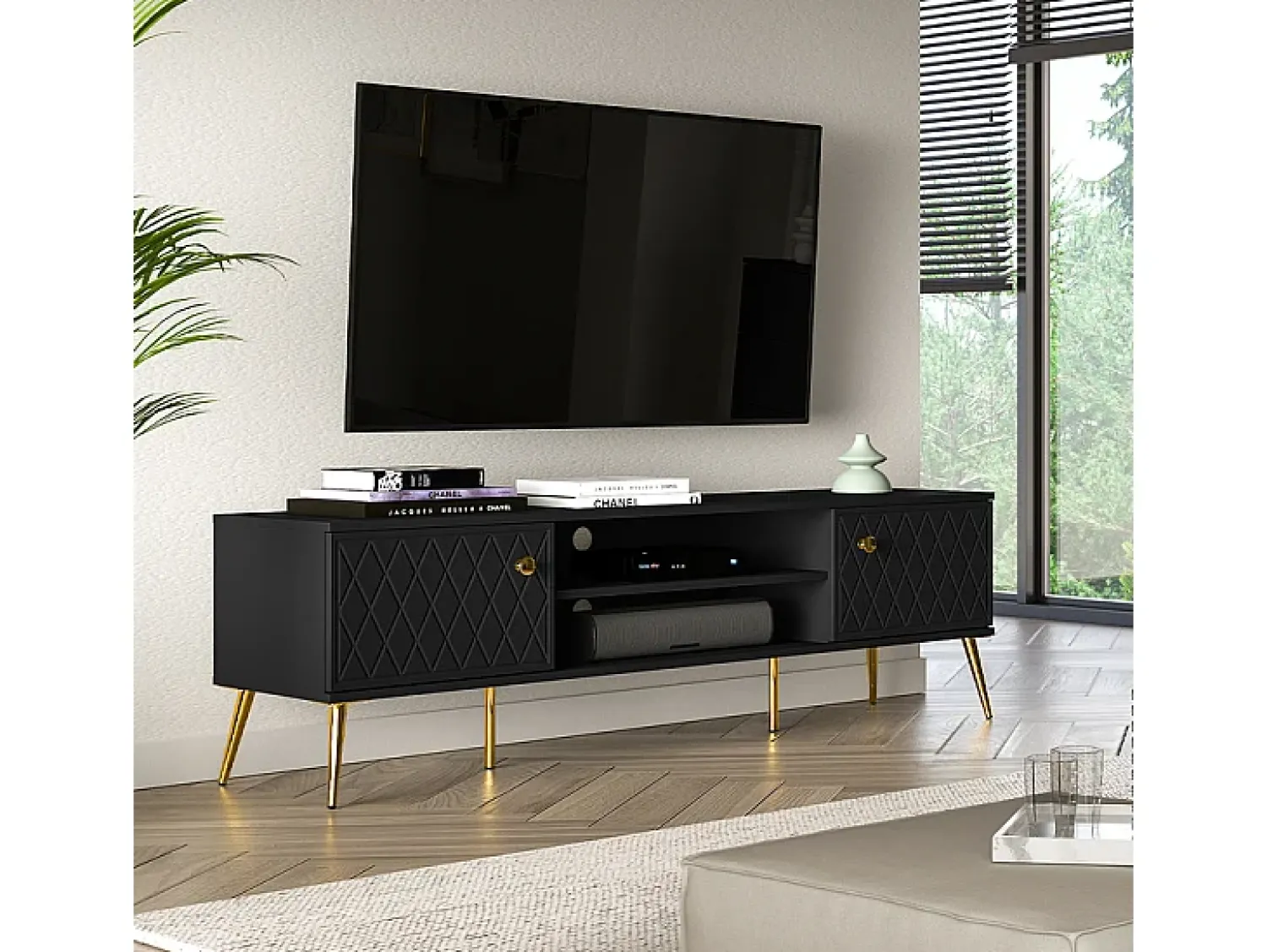 Petits-Meubles Móvel TV 2 portas Manoé 160cm^ Móvel De Tv