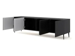 Online Furnlux Móvel TV 4 portas Philaé 200cm Preto