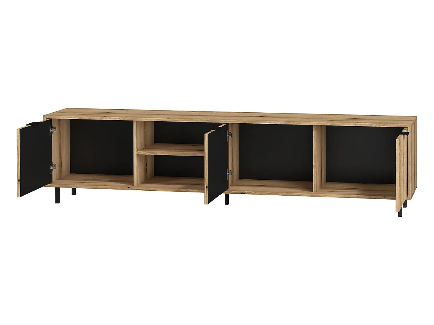 Petits-Meubles Móvel TV 3 portas Soly madeira 203,2cm^ Móvel De Tv