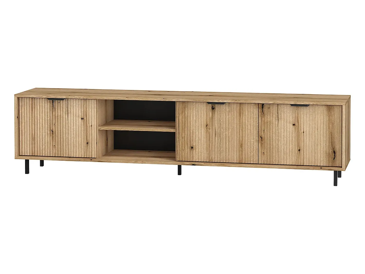 Petits-Meubles Móvel TV 3 portas Soly madeira 203,2cm^ Móvel De Tv