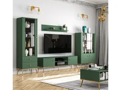 Móvel De Tv|Petits-Meubles Móvel TV 2 portas Thalia 160cm Verde