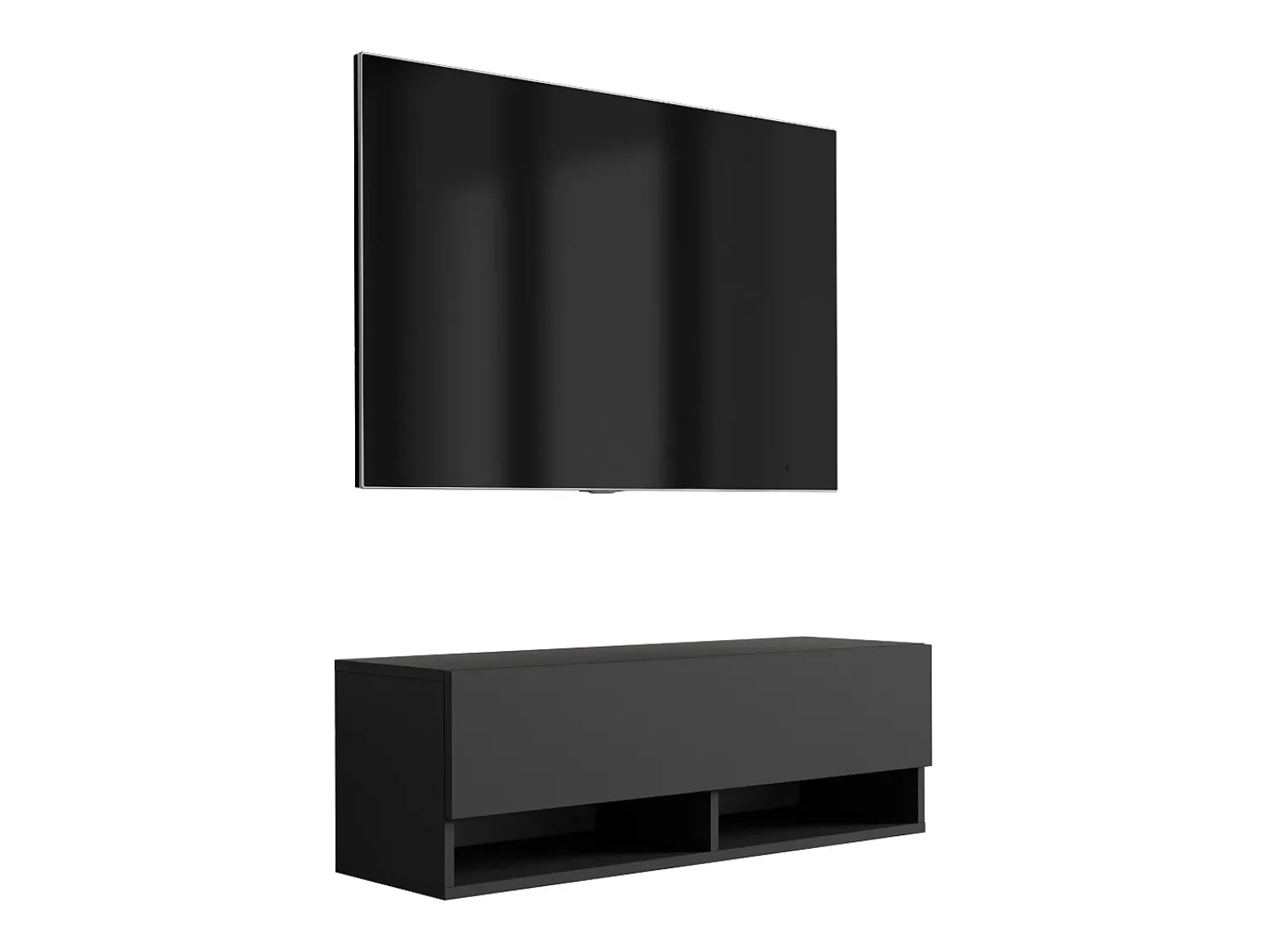 Móvel De Tv* Móvel TV : Fosco, 100 × 32 × 34 cm Preto