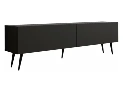 Móvel De Tv* Móvel TV : Fosco, patas pretas, 170 x 52 x 32 cm Preto