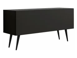 Móvel TV : Fosco, patas pretas, 100 x 52 x 32 cm^ Móvel De Tv