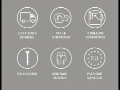 Best Móvel TV : Fosco, pernas pretas abertas, LED branco, 140 × 32 × 52 cm Preto