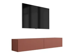 Hot Móvel TV : Tijolo, 170 x 34 x 32 cm Vermelho
