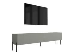 Móvel De Tv| Móvel TV: Aloe, 170 x 52 x 32 cm, pés pretos Verde