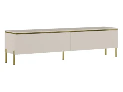 Móvel De Tv| Móvel TV AMBIHOME ALURA - Caxemira, C180xP40xA32cm Bege