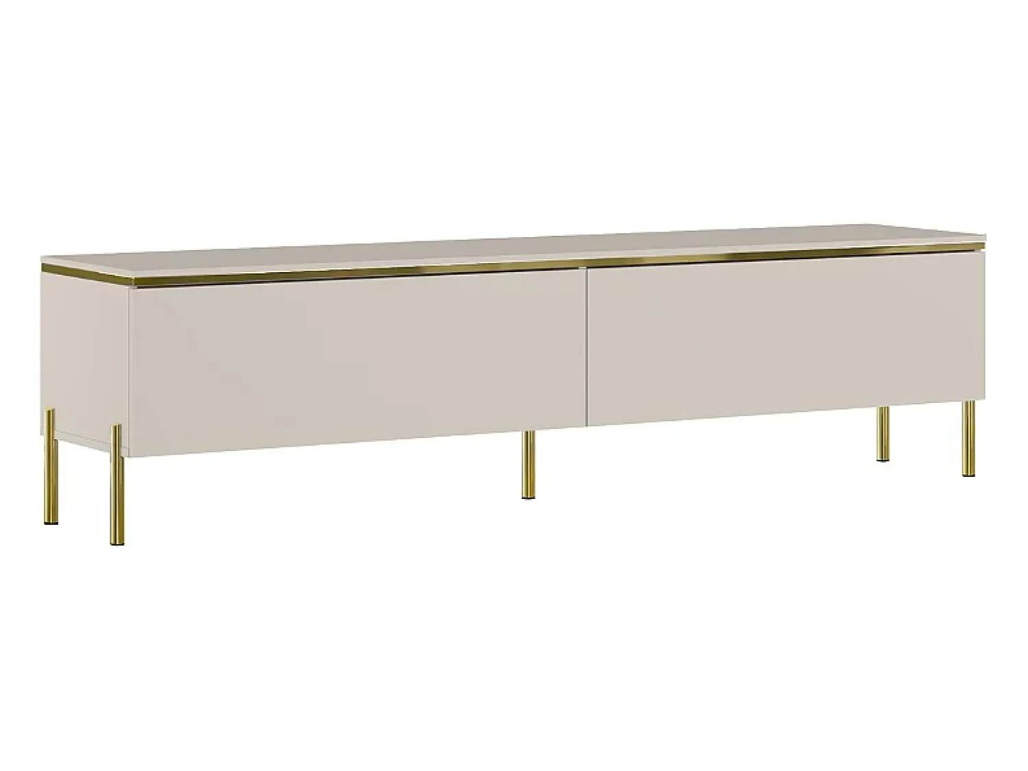 Móvel De Tv| Móvel TV AMBIHOME ALURA - Caxemira, C180xP40xA32cm Bege