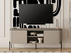 Móvel De Tv* Móvel TV AMBIHOME BELIO - Congo/, C163xA65xP40cm Preto