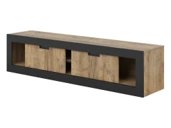 Sale Móvel TV AMBIHOME DAVOR - Carvalho/, C180xA42xP40cm Preto