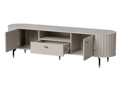 Móvel De Tv| Móvel TV AMBIHOME ZANE 05 - Caxemira, C180xP40xA49cm Bege