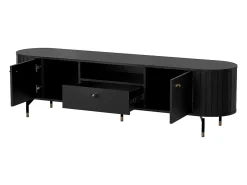 Móvel De Tv* Móvel TV AMBIHOME ZANE 05 - , C180xP40xA49cm Preto